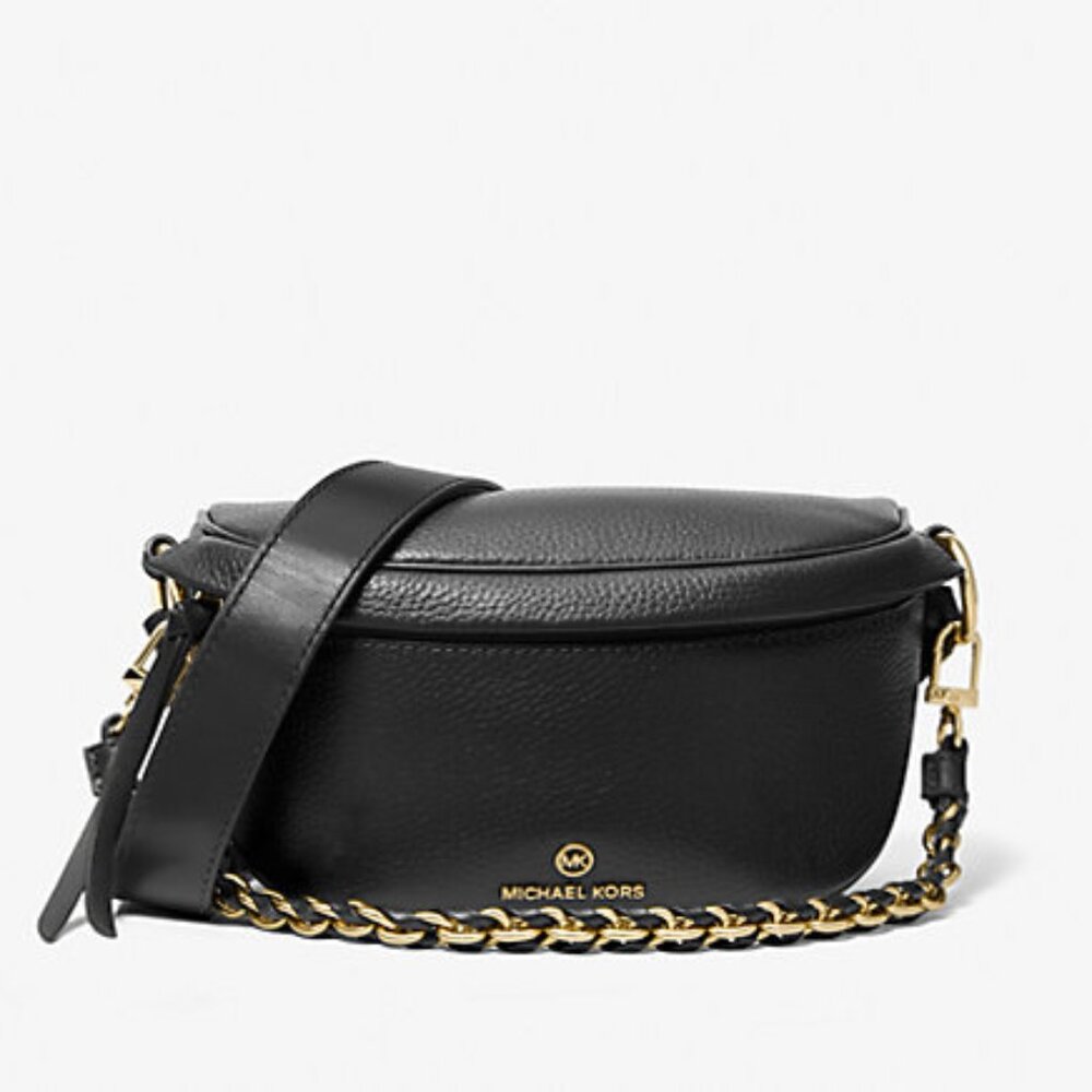 MICHAEL Michael Kors Slater Extra-Small Pebbled Leather Sling Pack - LIKE NEW